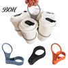 Sturdy Drink Caddy for 6 Cups 6-Cup Carrier with Handle, Foldable Space Saving Cup Caddy, Portable Coffee Holder Reusable PP Tray Delivery Outdoor