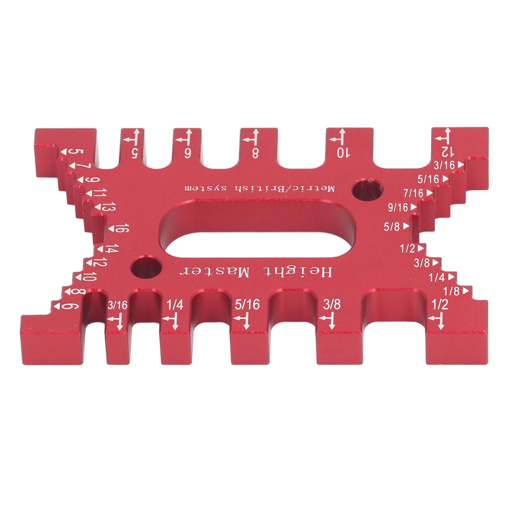 Dovetail Jig Tenon Caliper High Accuracy Scales Carpentry Router Saw Measuring Ruler for Woodworking