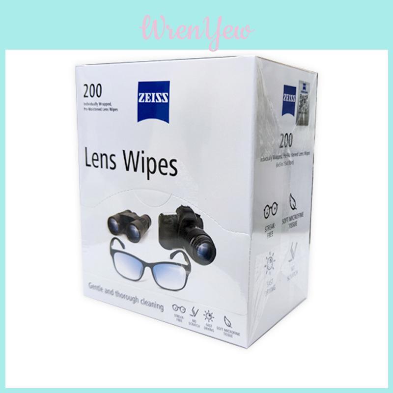Zeiss Non-scratch Lens Wipes Safe For Coated Lenses 200 Count