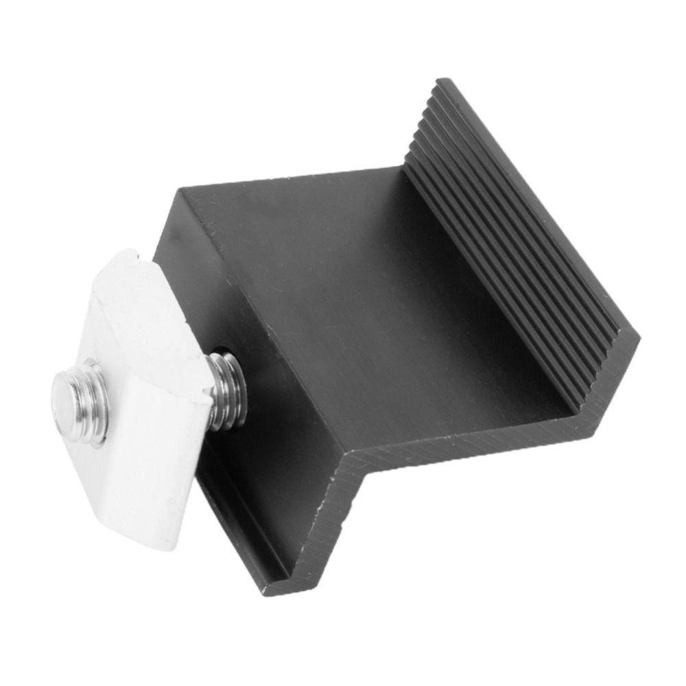 30mm/35mm/40mm/45mm Solar Module Holder Adjustable Bracket Mounting Rail Solar Panel Clamps Middle Clamp PV Solar Module Fixings
