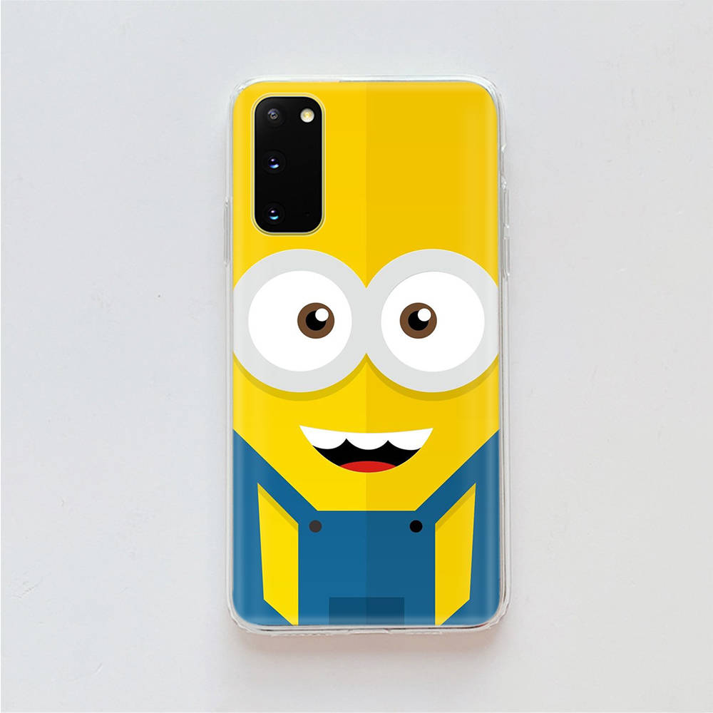 AM26 Lustige Minions Klare Hülle für Samsung A04 A14 A23 A34 A54 M23 M33 M52 M53 Realme 10 9 C30S C35 C55 VIVO Y02 Y21 Y33S Y51 X80 V25 Abdeckung