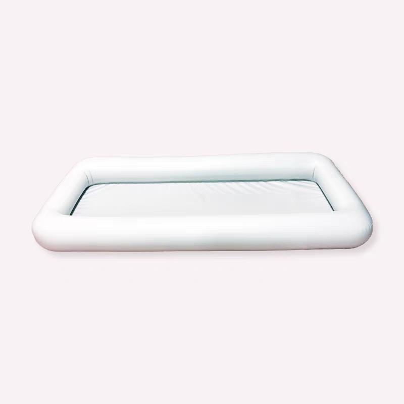 Inflatable Floating Food Tray, Party Chilled Fruit Beverage Inflatable Tray 134*64cm белый