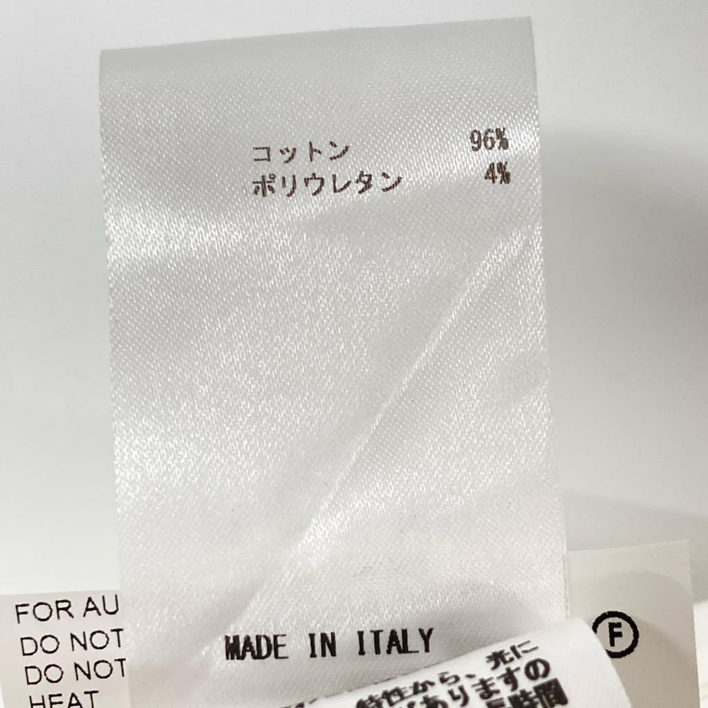 Jil Sander White Center Crease Ankle Length Straight Pants JSPO302900 Bottoms 38 whiteUsed