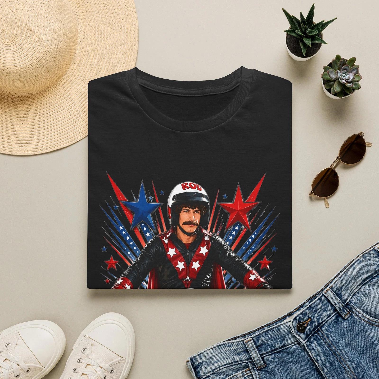 Hot Rod Stunt Rider T-Shirt | Lets Party Retro Patriotic S