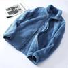 Double Face Long Pile Polar Fleece Jacket Unisex Autumn Winter Fleece Liner Coral Fleece Hoodie Thermal Plush Lined Thick