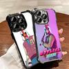 H-Hotline M-Miami Game Plating Phone Case For Iphone 16 17 Pro Max Air 16E 14 15 Plus 12 13 Mini Anti-Fall Airabag Cover