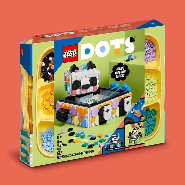 LEGO Dots Cute Panda Tray 41959 Toy Block Craft Kit for Boys and Girls 6+
