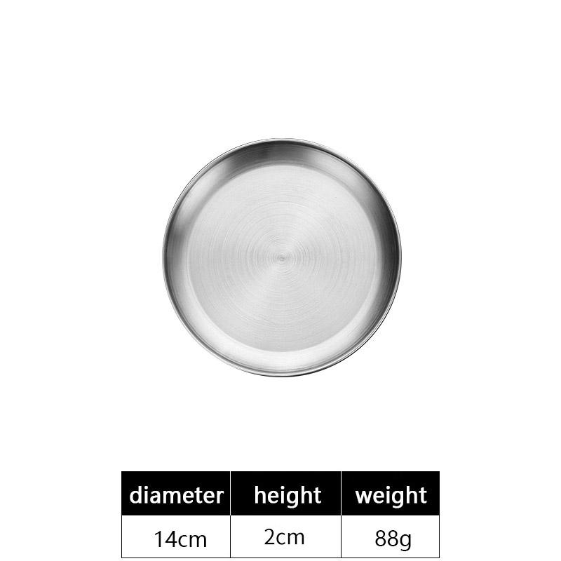 Stainless Style Dinner Plates Gold Serving Plate Restaurant Fish BBQ Skewers Seafood Sushi Plate Large Flat Storage Tray