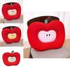 Cute Apple Seat Cushion With Soft Short Plush For Office And Home Comfort Enhancing