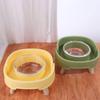 Plastic Pet Dog Cat Bowl Protect Cervical Vertebra Cat Food Bowl Sturdy Cat Feeder  Pet Products