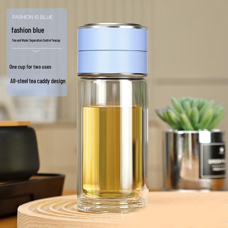 SX Double-Layer Tea Infuser Glass Bottle