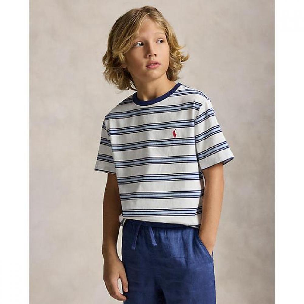 

Polo Ralph Lauren Boys 8 18 Years STripe CoTTon Jersey T cwpoTshy8021295100 L