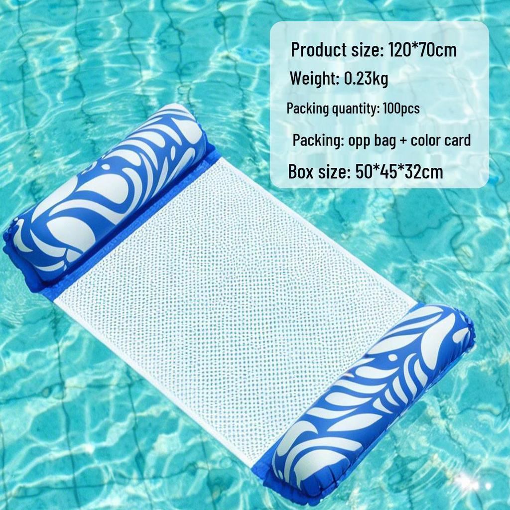 Z 4-Tube Inflatable Raft: Foldable Outdoor Lounge Chair & Water Hammock
