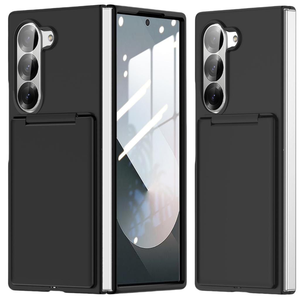 Card Pocket Anti-Drop Hard Plastic Folding Funda Cover for Samsung Galaxy Z Fold7 5G Fold6 Fold 7 Fold5 Fold 6 5 Protective Case