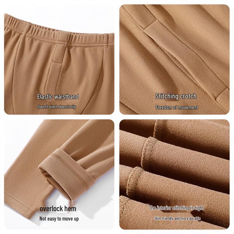 Baleno S&K Men's Double-Sided Fleece Thermal Base Layer Pants