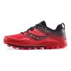SAUCONY Peregrine 10 ST Pohodlné tlmiace protišmykové odolné ľahké nízke tréningové bežecké topánky Pánska teniska Červená Čierna S20568-20