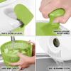 Salad Spinner Small Vegetable Dehydrator One-Hand Operation Lettuce Washer And Spinner with Serving Bowl 3.5L Fruit Drainer Salad Dryer
