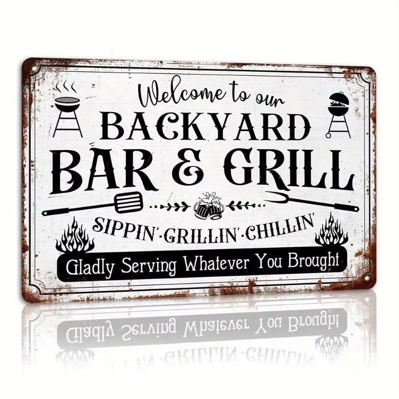 Vintage Metal Tin Sign Wall Art Decor 20x30cm