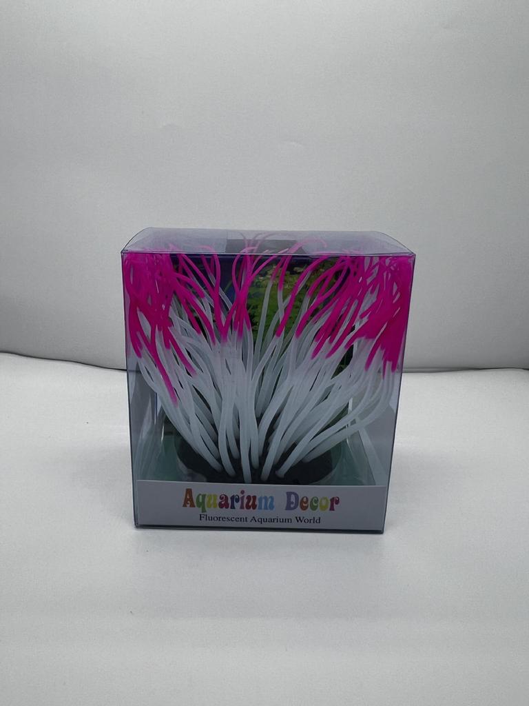 Luminous Aquarium Silicone Sea Anemone Decoration - Medium Size