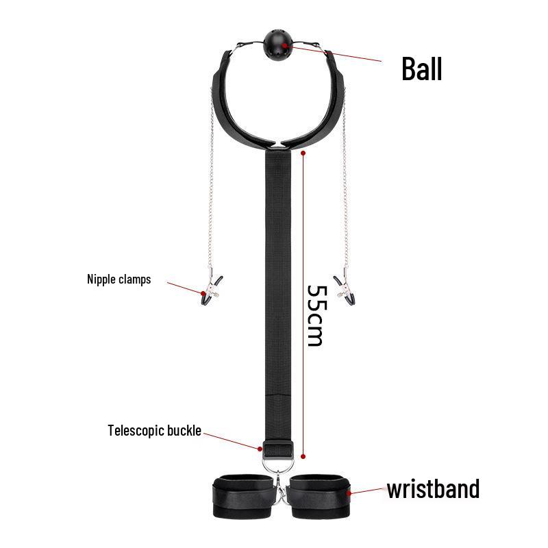 Nylon Bondage Restraints & Gag Set – Alternative Toy for Couples