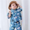 SEIWARAKU Baby Jinbei Top and Japanese Japanese Baby Clothes for Boys and Perfect for Fireworks Summer Obon and Summer Cool Loungewear and HF07 Size