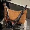 Chain Underarm Bag Women's 2025 New Trendy Fashion Versatile Retro High-end Shoulder Bag Commuter Messenger Bag
