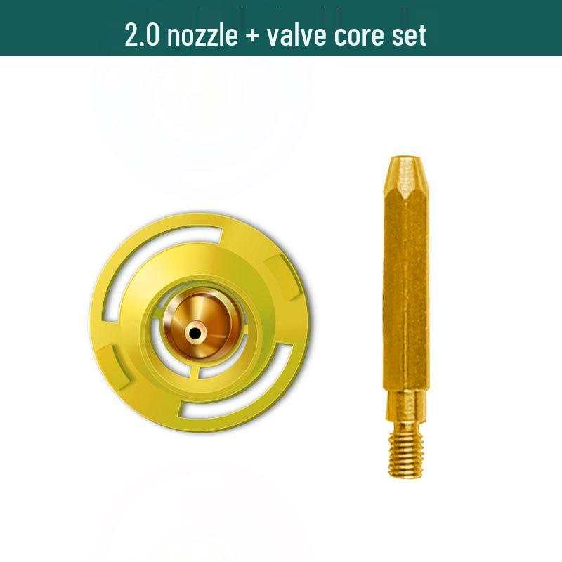 Accesorii Pistol de Vopsit Electric Fujiwara: Oale din aluminiu și plastic, Corp pistol, Duza, Miez ventil, Baterie litiu, Inel de etanșare, Corn de oaie, etc.