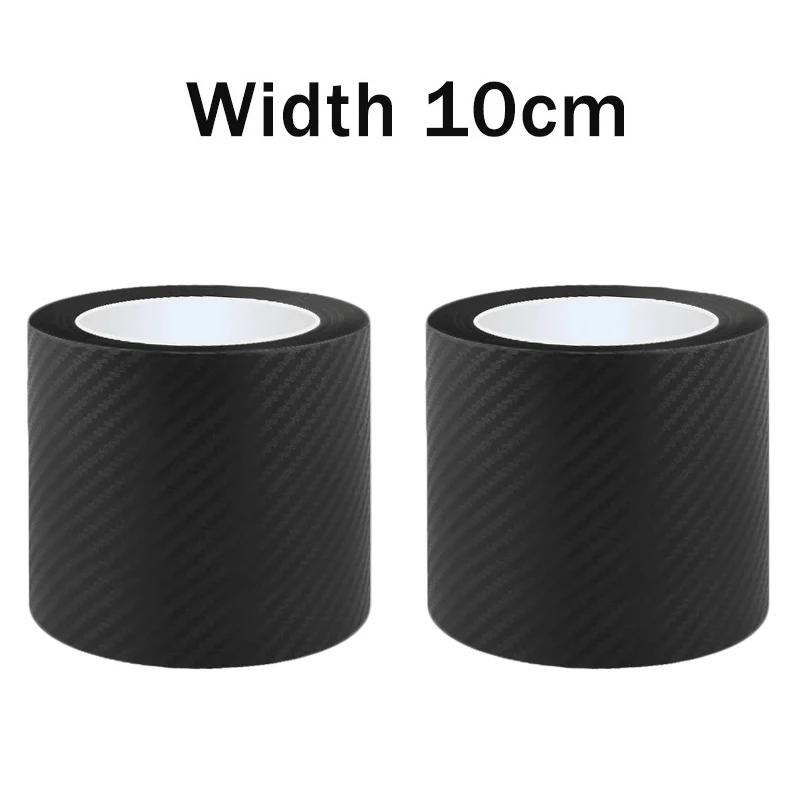 Nano Carbon Fiber Car Sticker Paste Protector Strip DIY Automotive Protective Film Auto Door Sill Side Mirror Anti Scratch Tape
