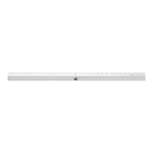 DESIGNPHIL MIDORI Linijka Aluminiowa Wielofunkcyjna 30cm Srebrna A 42285006