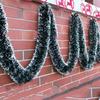 Christmas Tinsel Ribbons Garland Green Cane Wreath Xmas Tree Hanging Pendent Ornaments Wedding Party Supplies Home Decor