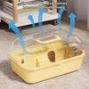 Double Deck Spacious Hamster Cage Portable Transparents Materials for Easy Monitoring Light Weight Construction