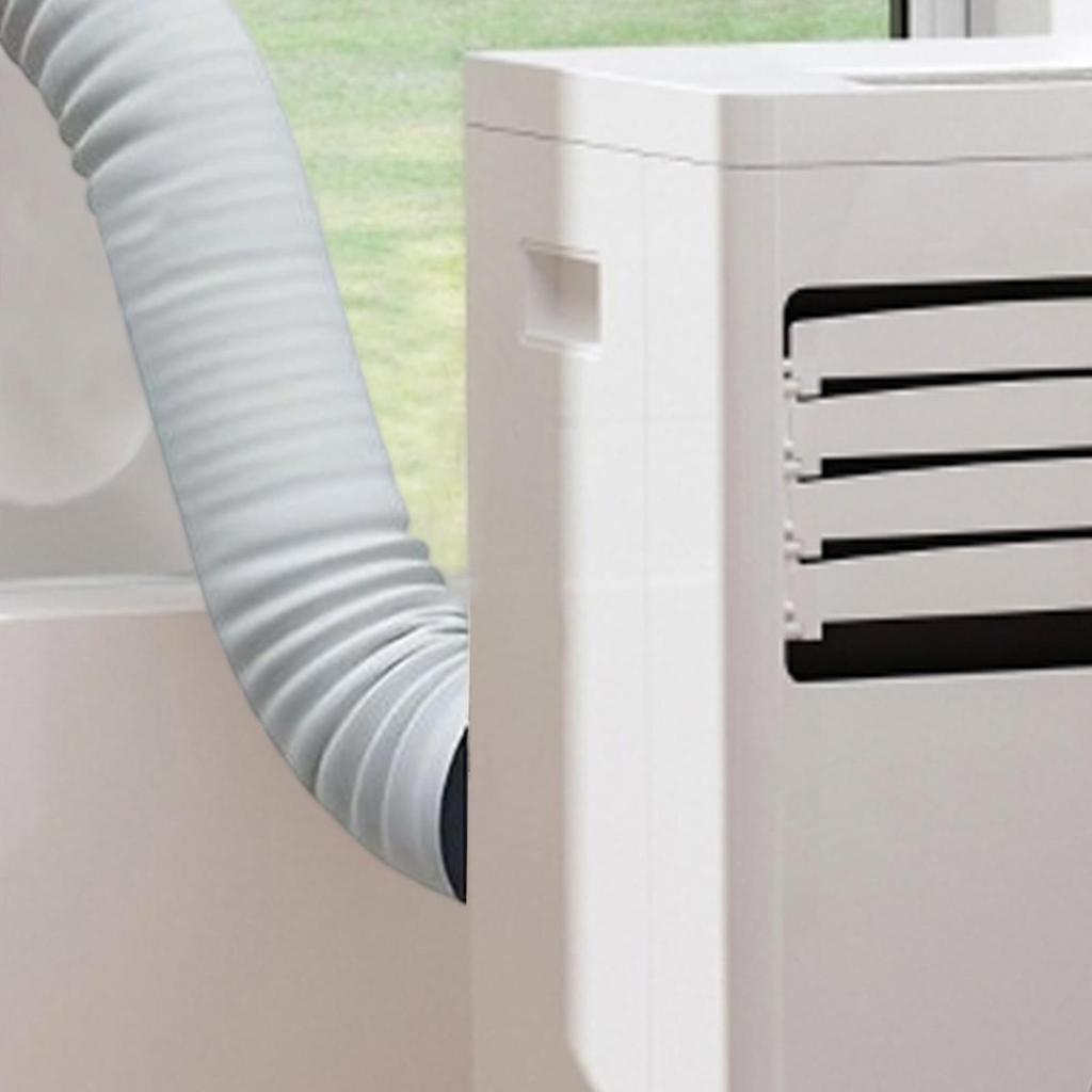 air conditioner Insulated protective cover with 2 straps and 1 luggage strap AC exhaust pipe dust cover Exhaust Tube Accessories