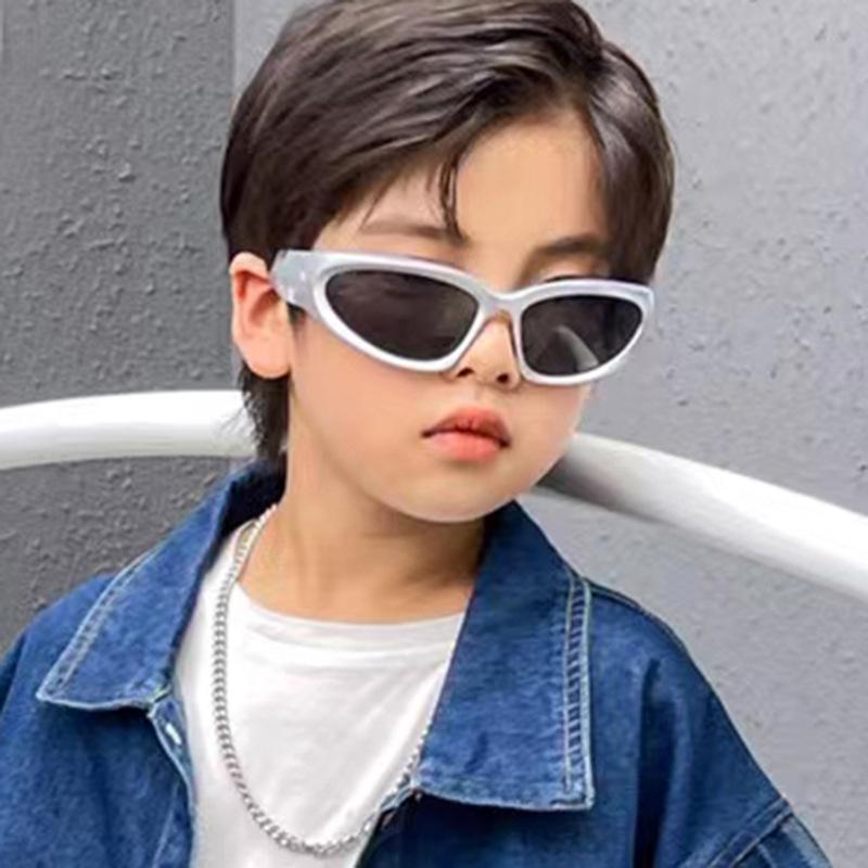 New Children Cycling Sunglasses Sun Protection Fashionable Simple Hip Hop Street Style Personalized Sporty Eyewear