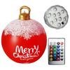 PVC Inflatable Christmas Ball Garden Decoration Ornaments Ball 60CM Xmas New Years Party Atmosphere Ball Yard Lawn Porch Decor