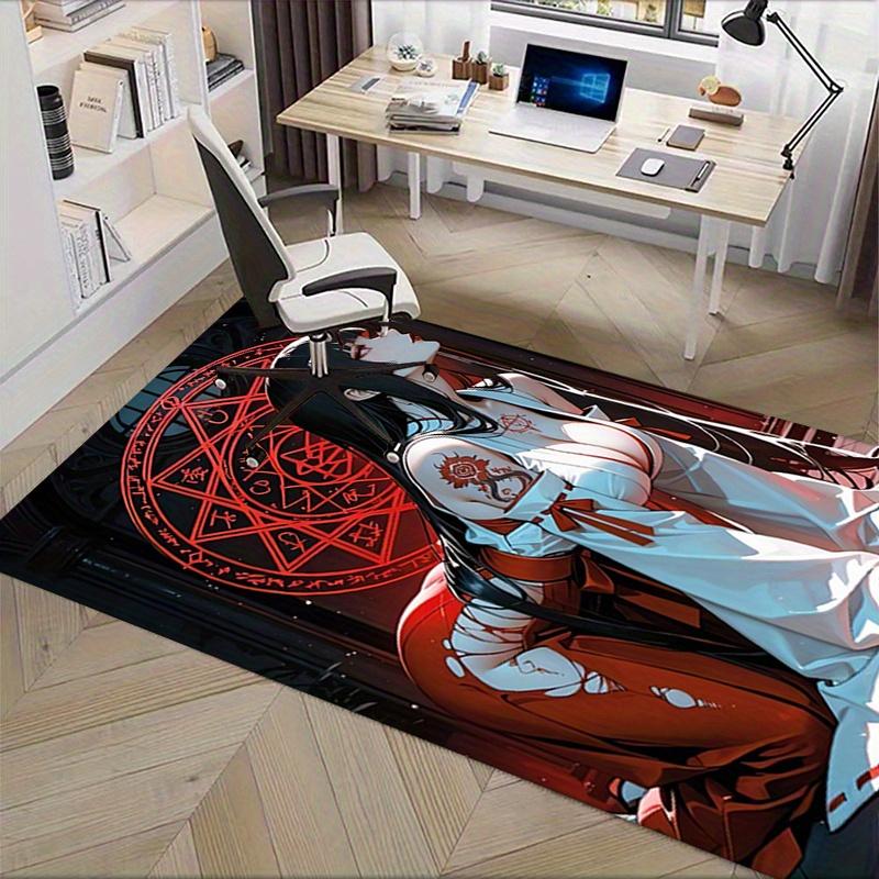 1pc Anime,Alchemist,Enigma Office Carpet Soft Polyester Entrance Carpet Washable Non slip Machine Wa
