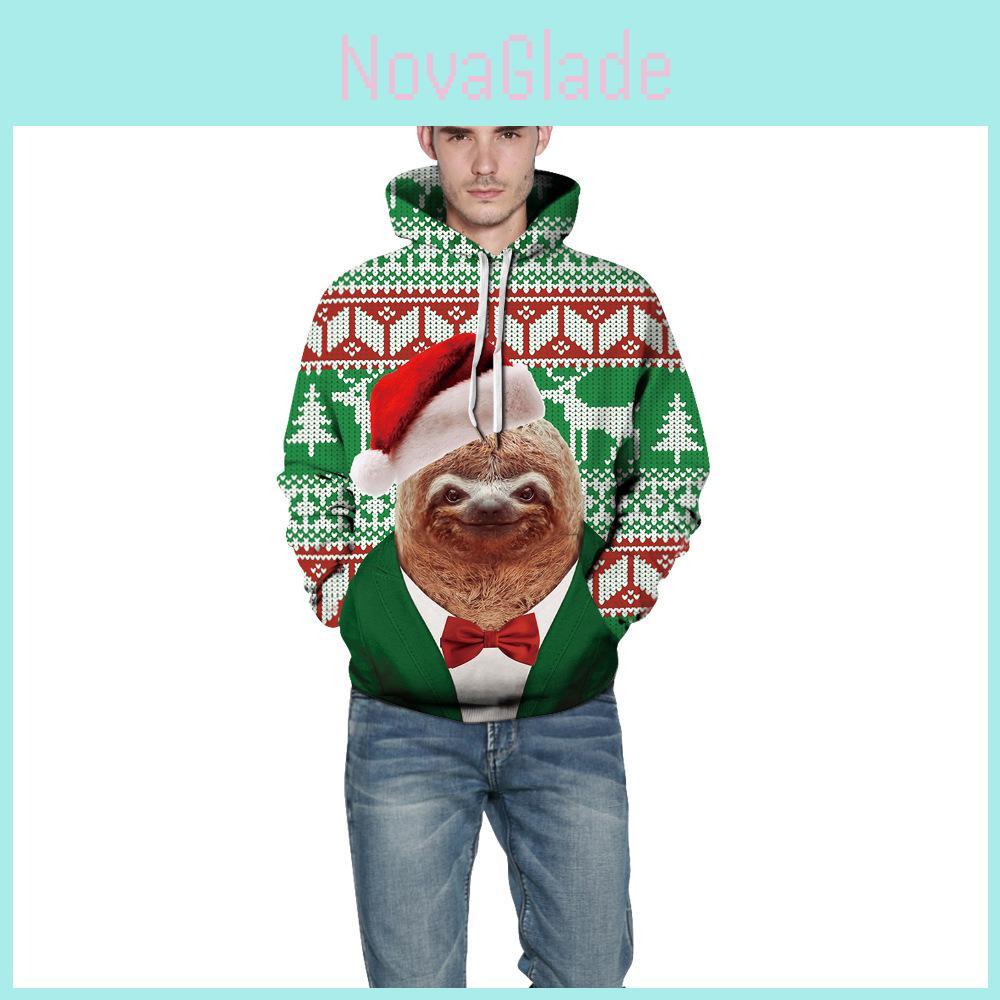 Luxuriously Comfortable Men Women Christmas Hoodie With Snowman 3d Print Design