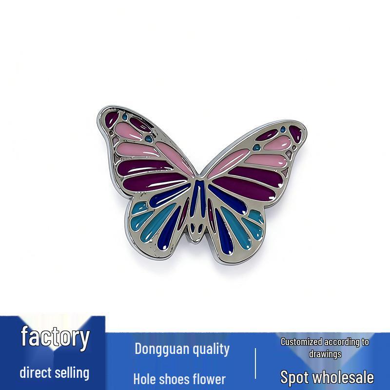 Metal Flower Shoe Decoration Buckles for Hole Shoes