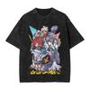 Japanese Hot AnimeGachiakuta Rudo Graphic TEE Oversized Unisex Hot Product Soft High Quality Washed Vintage Loose Retro Fashion