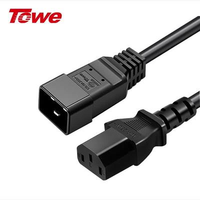 TOWE IEC C13 To C20 PDU Power Extension Cable