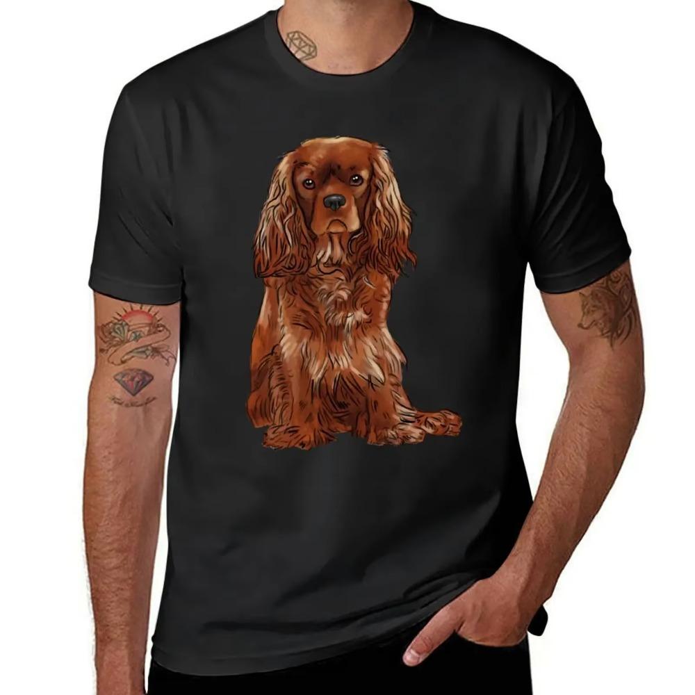Cavalier King Charles Spaniel - Ruby T-Shirt tees heavyweights t shirt men