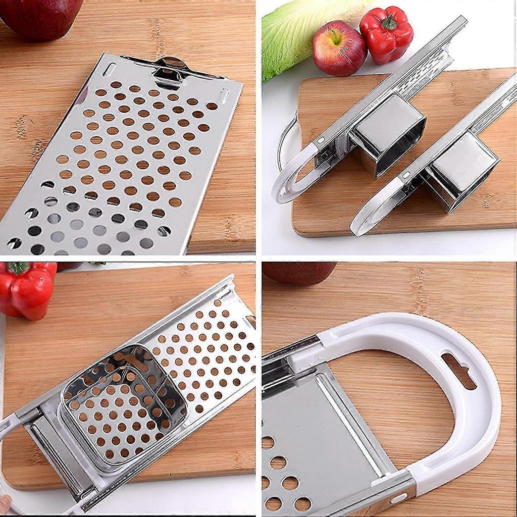 Stainless Steel Spaetzle Maker, Kitchen Pasta Cooking Tools, With Safety Pusher Dough Scraper Manual Pasta Cooking Tools, With Comfort Grip Handle