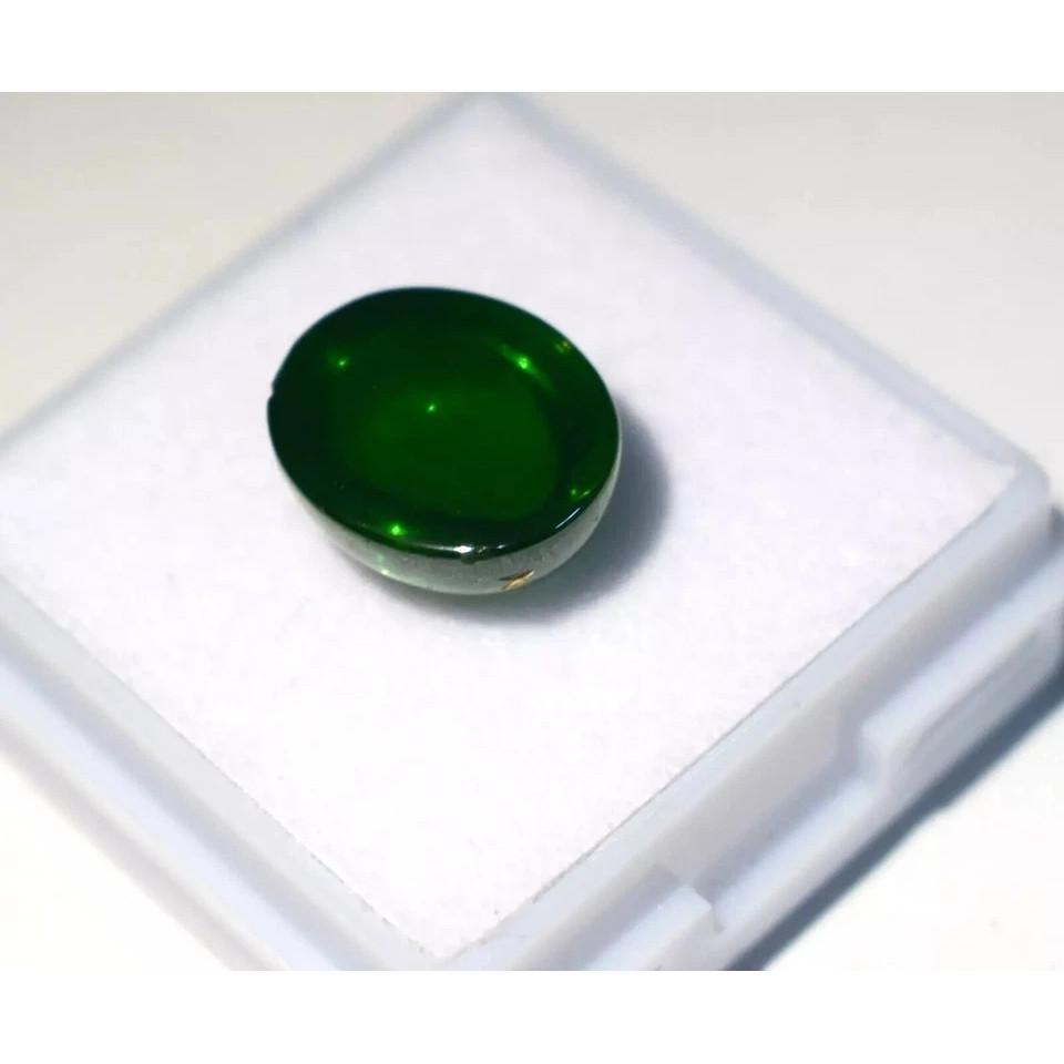 6 Ct Natural Green Star Sapphire Oval Cut Certified Flawless Loose Gemstone