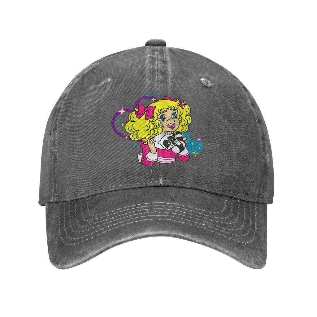 Candy Candy Cartoon Sakura & Kero Casual Baseball Cap For Couple Women Summer Running Trucker Hat Classic Sun Visor Snapback Cap