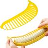 2Pcs Banana Slicer-perfect for fruit salads Generic Handle Plastic Banana Fruit Slicer Cutter Chopper