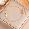 Cazador Amulet Egypt Ankh Cross Charm Bracelets for Women Stainless Steel Egyptian Cross Hand Bracelet Vintage Jewelry Gift 2026