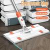 Floor Mop Dust Mop 128.5cm Electrostatic Dust Removal Mop 360° Rotatable Lazy Flat Mop