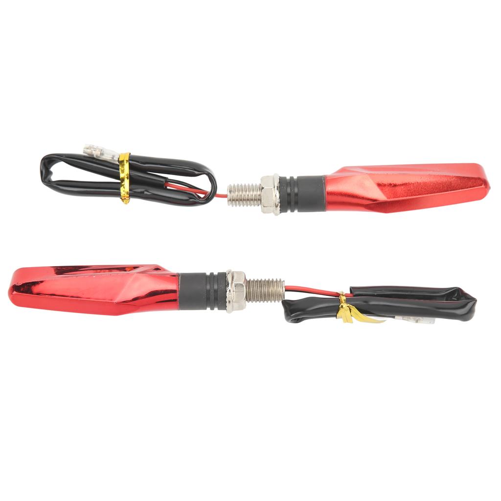 1 Pair 12V Motorcycle Turn Signal Lights LED Indicator Lamp for Sport Street Bike Off Road Chopper