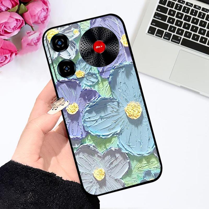 Etui Do Telefonu Nubia Music 2 Pokrowiec Music2 4G Miękki Silikon TPU Coque Shell Dla ZTE nubia Music Zderzak Fundas Etui Malowane Kolorowo