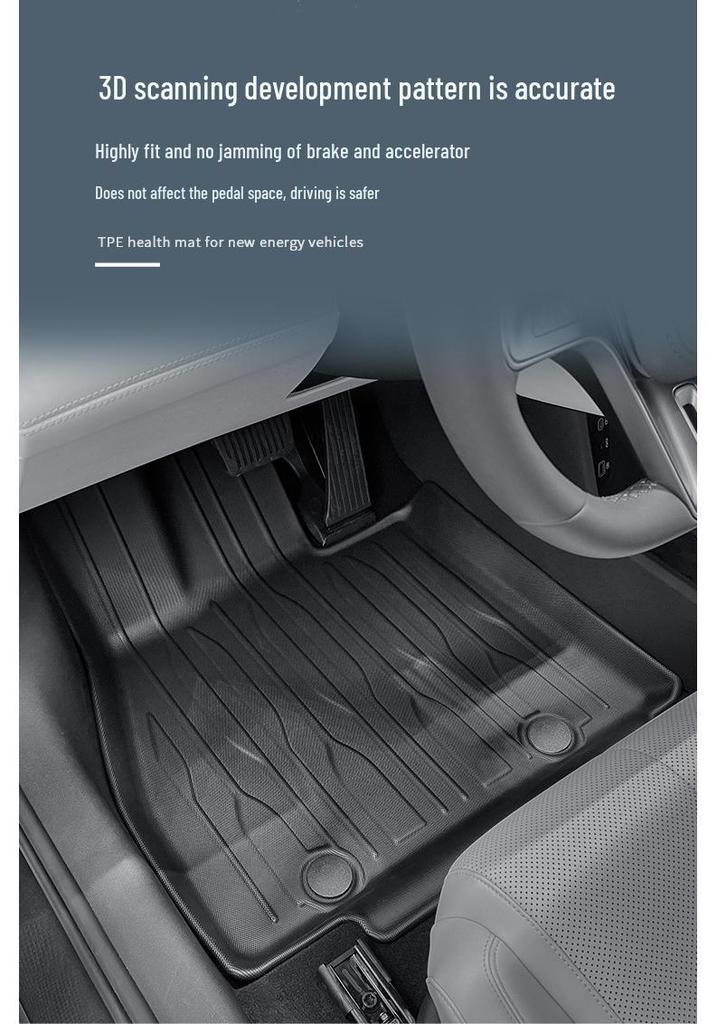 Custom TPE Floor Mats for BYD Qin L DM-i, Eco-Friendly Trunk Mats