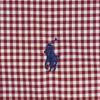 Polo Ralph Lauren SS25 Small Pony Logo Embroidered Fine Check Short Sleeve Shirt Men Shirts 710764395-001